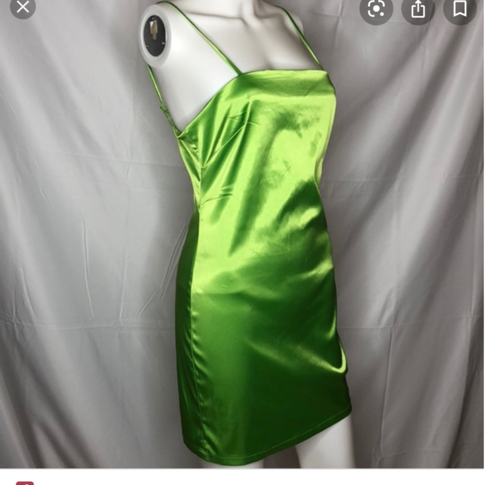 Silky cami mini dress